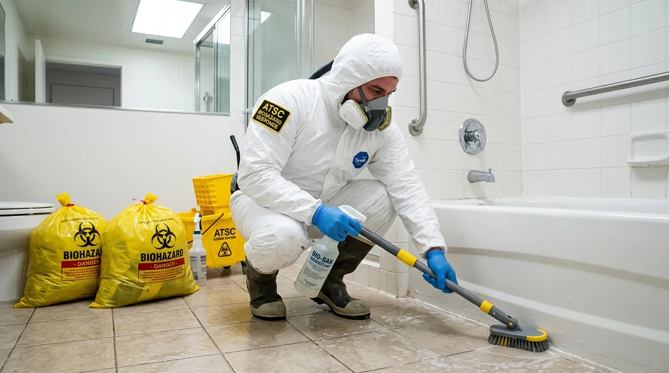 Decontamination equipment deployed for Blood Cleanup in Palos Hills